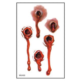 HALLOWEEN SCAR TATTOOS BLOODY WOUND STICKERS_CWMM8377