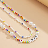 CREATIVECOLOR SPECIAL SHAPED LETTER NECKLACE_CWAJE1494