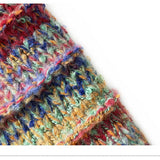 COLORBLOCK KNITTED HAT MIXED COLOR EARMUFFS HAT_CWAH2047