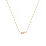 CLASSIC SIMPLE COLORFUL BIRTHSTONE NECKLACE_CWMM5669