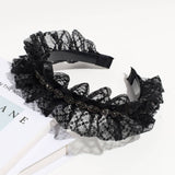FASHIONABLE RUFFLE SEQUINED HEADBAND_CWAHA2314