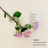 FAUX JASMINE BEGONIA BOUQUET FOR HOME DECOR_CWMM6592