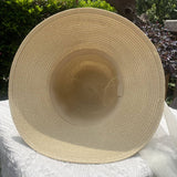 SUMMER ELEGANT PEARL BOW STRAW HAT FOR WOMEN_CWAH3401