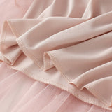 10 COLORS ELASTIC WAIST TIERED TULLE MESH SKIRT_CWBLS0396