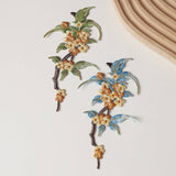 3D OSMANTHUS EMBROIDERED IRON ON PATCH FOR REPAIR_CWMM5914