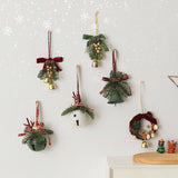 Pinecone Bell Xmas Wreath Hanging Decor_Cwmm10584