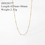 MULTILAYER GOLD PLATE STAINLESS STEEL NECKLACE_CWAJE0619
