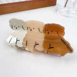 CUTE BROWN THREE PUPPY HAIRPIN_CWAHA1606