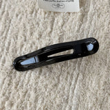 Black Bow Hair Clip Elegant Side Bangs Style_Cwaha08132