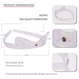 CUTE SIMPLE ACETATE BOW HEADBAND HAIRPIN_CWAHA4346