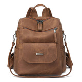 RETRO SOLID COLOR LARGE CAPACITY BACKPACK_CWAB2876