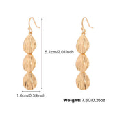 NEW UNIQUE TEXTURE NICHE EARRINGS FASHION SET_CWAJE2904