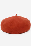 ADJUSTED PLAIN BERET CAP_CWAH0549