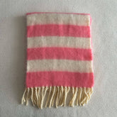 BLUE BROWN STRIPE SCARF THICK WINTER WRAP_CWASC2332