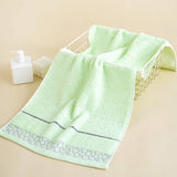 PURE COLOR COTTON QUALITY FLOWER THICK WOOL TOWEL_CWMM2299