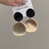 RETRO MINIMALIST DISC EARRINGS_CWAJE1523