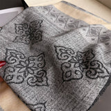 Winter Plaid Colorblock Tassel Scarf Wrap Unisex_Cwasc03273
