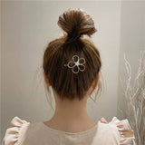 FLORAL SIDE HAIR CLIP FOR GIRLS SIMPLE ELEGANT_CWAHA4792