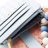 DIY ZIPPER WALLET WITH KEYCHAIN MULTI CARD HOLDER_CWAB4992