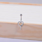 SNAKE CZ NAVEL RING BELLY BUTTON PIERCING JEWELRY_CWMM9367