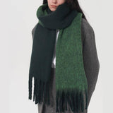 AUTUMN WINTER DOUBLE COLOR FAUX CASHMERE SCARF_CWASC0329
