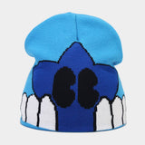 FIVE POINTED STAR CARTOON KNITTED HAT_CWAH1600