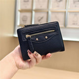 Minimalist Zip Wallet With Studded Details_Cwab06234