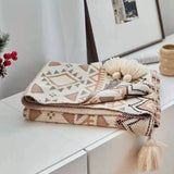 Bohemian Knit Blanket ? Cozy Home & Office Use_Cwmm10304