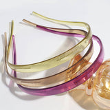 SIMPLE CASUAL JELLY COLOR HEADBAND WITH TEETH_CWAHA2262