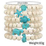 FASHIONABLE MARINE ANIMAL BRACELET SET_CWMM3539