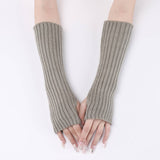 Long Knitted Warm Fingerless Gloves_Cwag0096