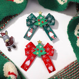 Ribbon Bow Hair Clip For Girls New Year