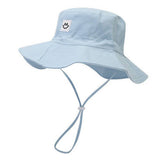 KIDS SMILEY FACE QUICK DRY SUN HAT FOR SUMMER_CWAH3785