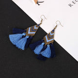 Versatile Tassel Gradient Earrings