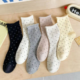 NEW AUTUMN LOVE BREATHABLE MIDDLE TUBE SOCKS_CWMS0919