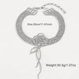 EXQUISITE AND FASHIONABLE FULL ZIRCONIUM NECKLACE_CWAJE2827