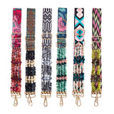 IRREGULAR ACRYLIC ADJUSTABLE BOHO WIDE BAG STRAP_CWMM5096