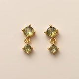 BIRTHSTONE STUD EARRINGS ZODIAC COLORFAST MATERIAL_CWAJE5104