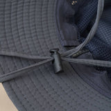 OUTDOOR SUN PROTECTION BREATHABLE VISOR BUCKET HAT_CWAH1389