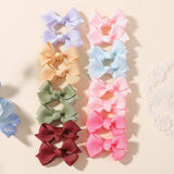 GLITTER BOW HAIR CLIP SET FOR GIRLS PARTY DAILY_CWAHA6731