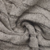 Solid Color Woolen Pit Strip Hoodie For Women