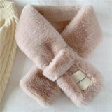 FAUX FUR SCARF KNIT WINTER NECK WRAP FOR WOMEN_CWASC1244