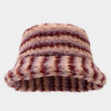 Trendy Plush Bucket Hat For Women Winter_Cwah04619