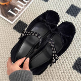 LEATHER MARY JANES WITH BOW 7CM BLOCK HEEL_CWSHF0163