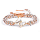 Cwaje4228_Natural Stone Light Luxury Butterfly Bracelet