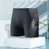 MENS HIGH WAIST QUICK DRY SWIM TRUNKS PLUS SIZE_CWMM6765