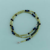 LONG CLASP PURSE WITH SINGLE BEAD CHAIN STRAP_CWMM5068