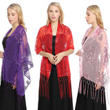 2024 NEW STYLE DINNER EMBROIDERED TASSEL SHAWL_CWASC1083