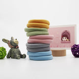 10PCS THICK SEAMLESS HAIR BANDS SCRUNCHIES_CWAHA0133