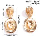 COWBOY STYLE HAT PENDANT EARRINGS_CWAJE1135